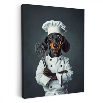 Lienzos decorativos - Perro - Garde - Cocinero