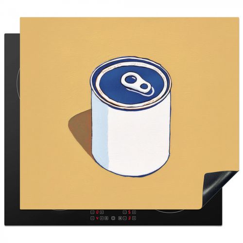 Protector de placa de induccion - Lata - Minimalista - Azul - Ilustración