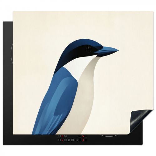 Protector de placa de induccion - Ilustración - Azul - Pájaro