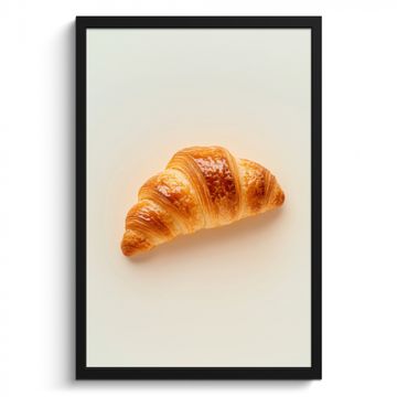 Cuadros enmarcados - Croissant - Pan - Beige