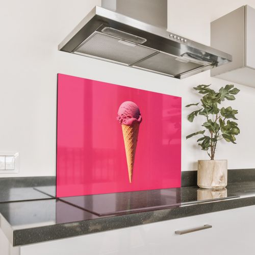 Salpicaderos de cocina - Pala helado - Rosa - Cuerno