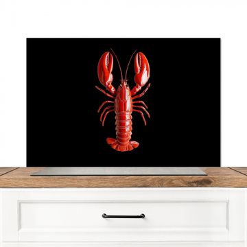 Salpicaderos de cocina - Cáncer - Glossier Rojo - Negro