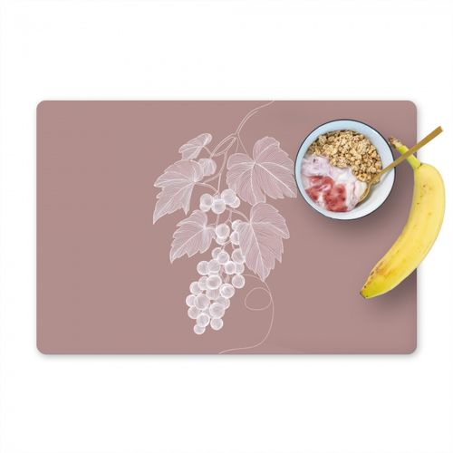 Salvamanteles - Truss - Uvas - Ilustración - Hojas