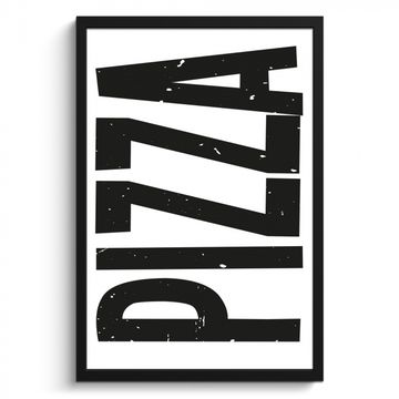 Cuadros enmarcados - Pizza - Japandi - Decoración - Vintage