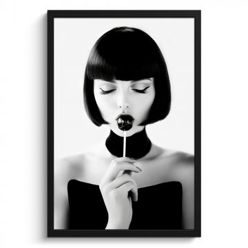 Cuadros enmarcados - Mujer - Lolly - Negro - Blanco