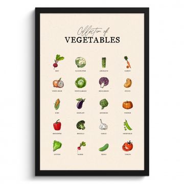 Quadros enmarcados - Recogida de verduras