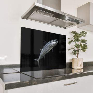 Salpicaderos de cocina - Caballa - Pescado - Negro