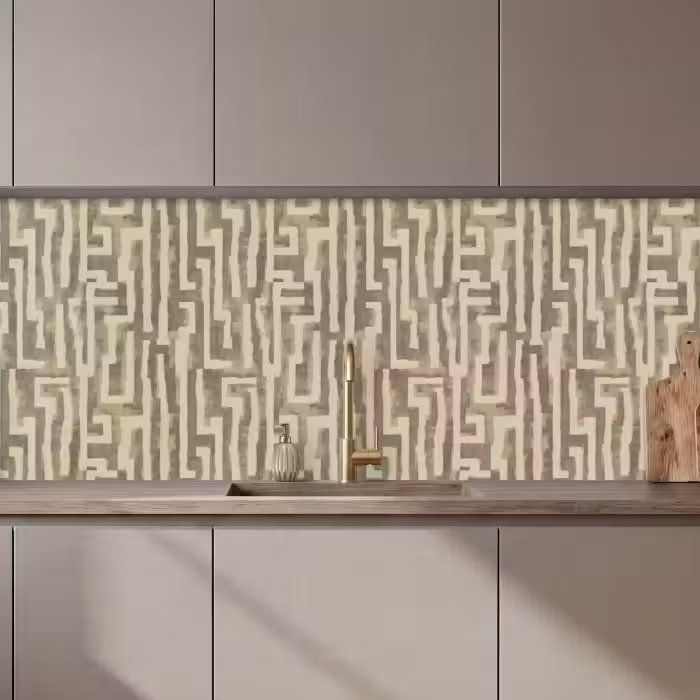Revestimiento cocina - Abstracto - Geométrico - Verde