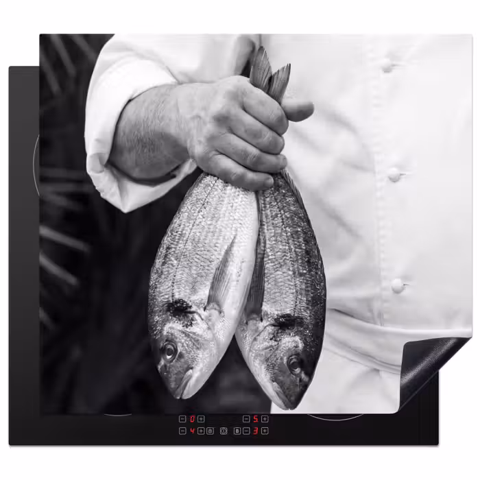 Protector de inducción - Pesca - Chef - Negro - Blanco