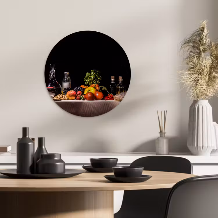 Cuadro redondo - Composición culinaria — 3