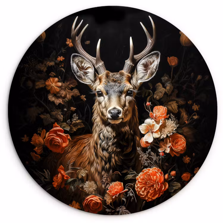 Cuadro redondo - Flora nocturna — 3
