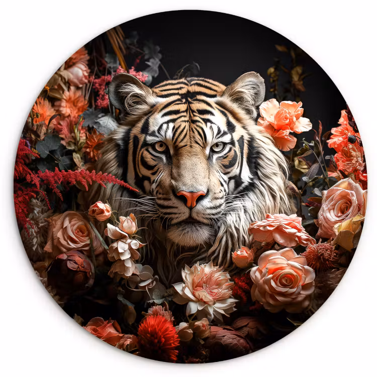 Cuadro redondo - Miradas florales — 3