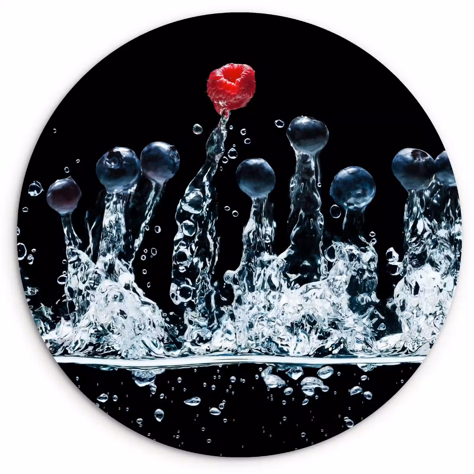 Cuadro redondo - Sinfonía Berry Splash — 1