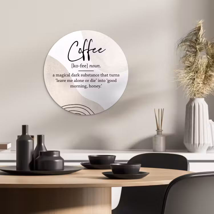 Cuadro redondo - El encanto del café — 3