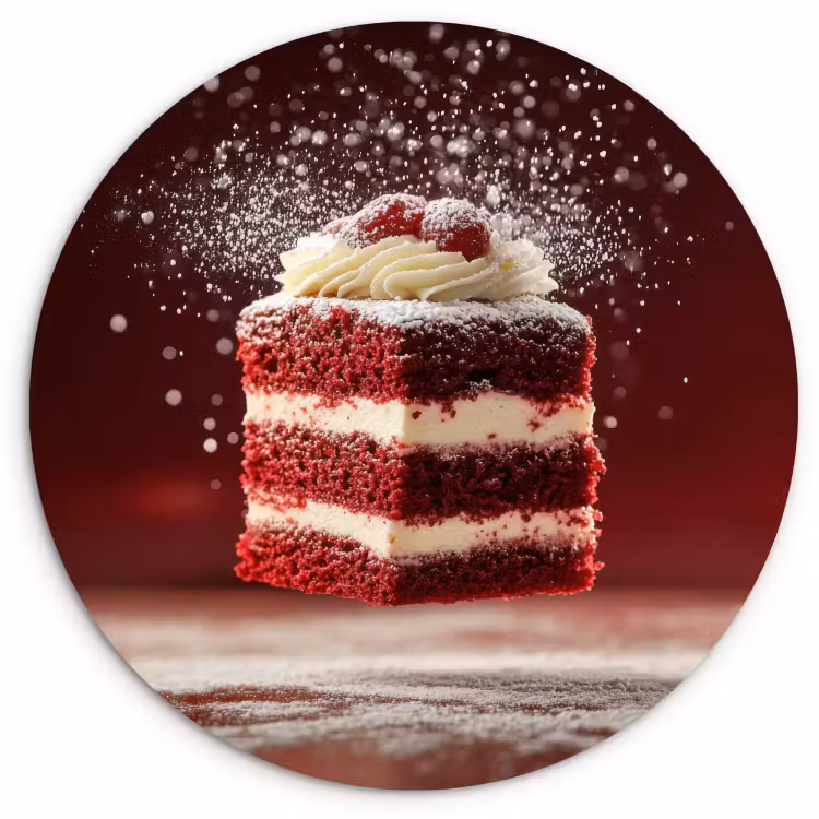 Cuadro redondo - Red - Velvet - Pastel - Comida — 1