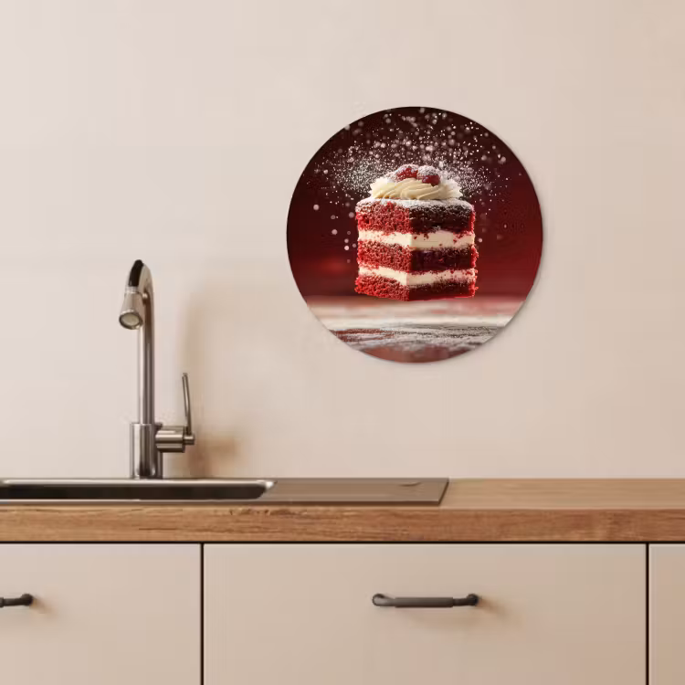 Cuadro redondo - Red - Velvet - Pastel - Comida — 2