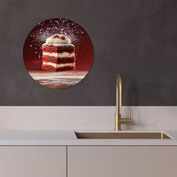 Cuadro redondo - Red - Velvet - Pastel - Comida — 4