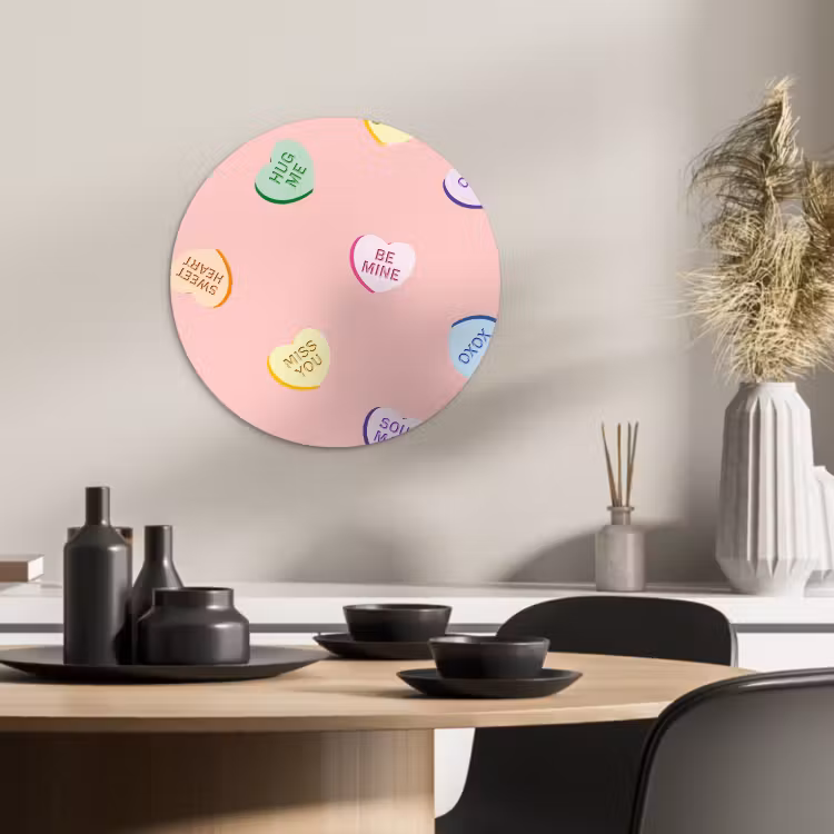 KitchenYeah - Cocina - Círculo mural Forex - Corazón - Caramelo - Pastel - Texto — 3