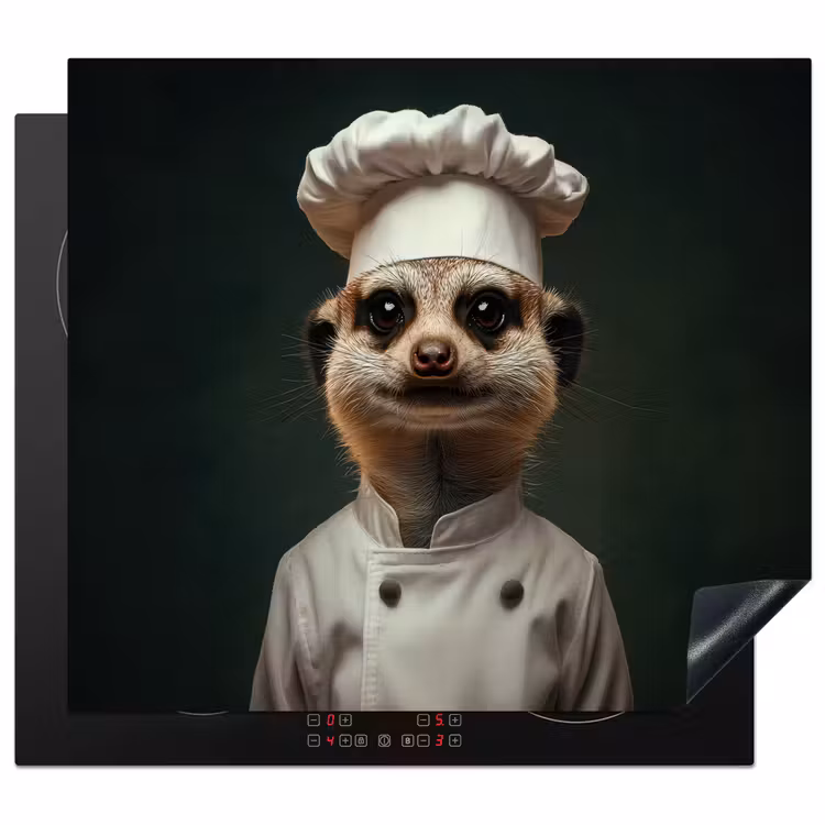 Protector de inducción - Animal - Cocinero - Suricata — 1