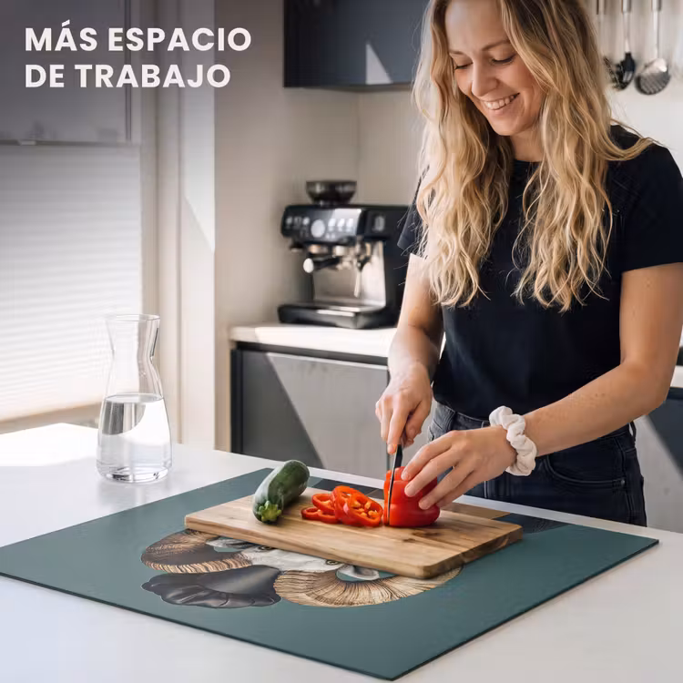 Protector de inducción - Cabra - Cuernos - Ropa de cocinero — 5