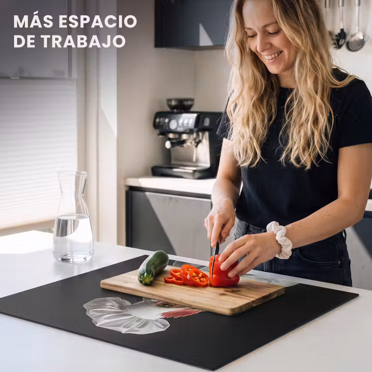 Protector de inducción - Cocinero - Rojo - Pollo — 5