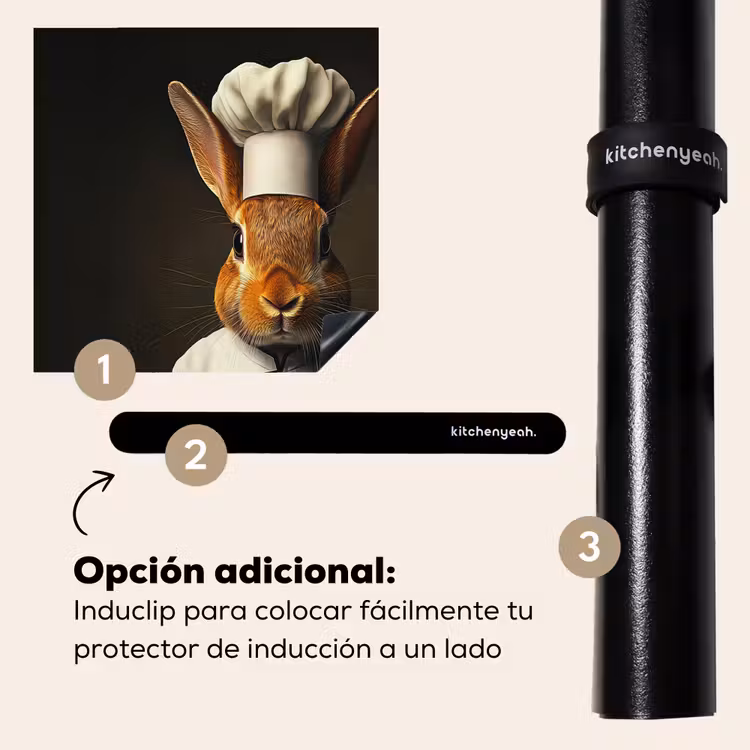 Protector de inducción - Conejo - Cocinero - Animal — 8