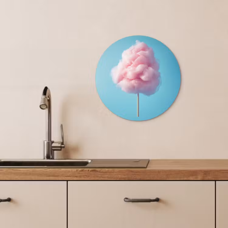 KitchenYeah - Cocina - Círculo mural Forex - Candyfloss - Dulce - Caramelo — 3