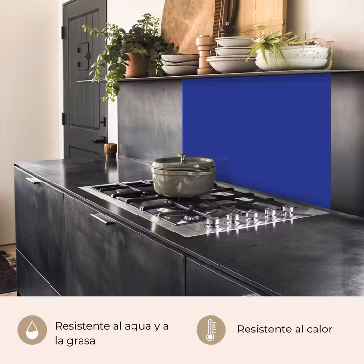 Revestimiento cocina - Azul - Color sólido - Azul oscuro — 4