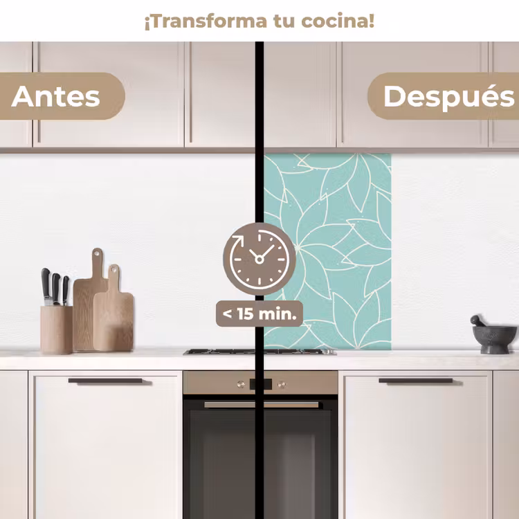 Revestimiento cocina - Azul - Mandala - Diseño — 2
