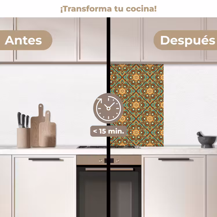 Revestimiento cocina - Flores - Vintage - Patrones - Bohemia - Mandala — 2