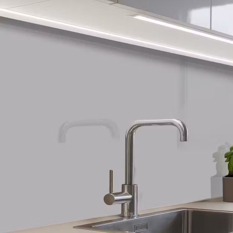 Revestimiento cocina - Gris - Estampado liso — 1