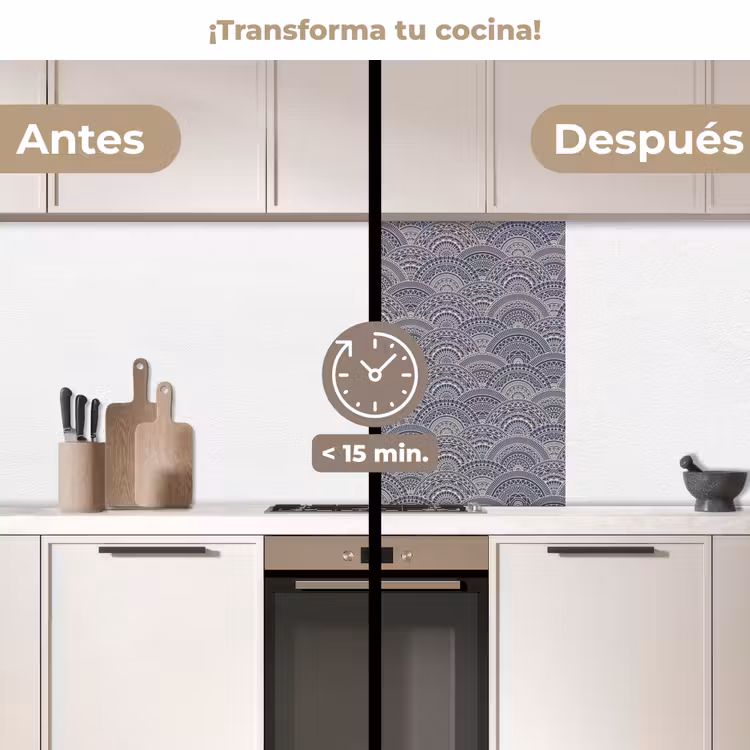 Revestimiento cocina - Mandala - Patrones - Vintage - Abstracto - Japonés — 2