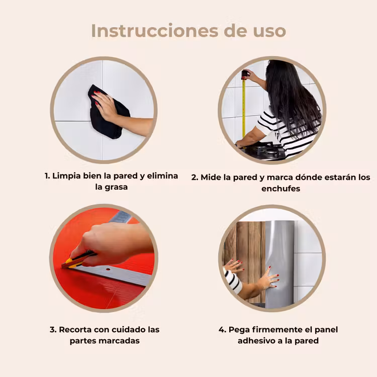 Revestimiento cocina - Madera - Brocante - Patrones — 8