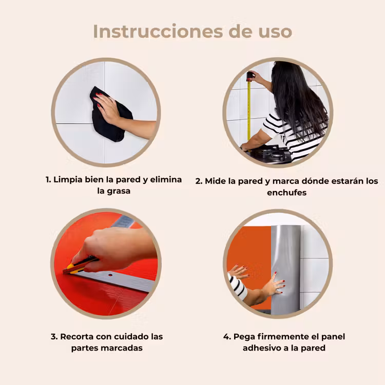 Revestimiento cocina - Siena - Tierra - Colores - Sólido — 8