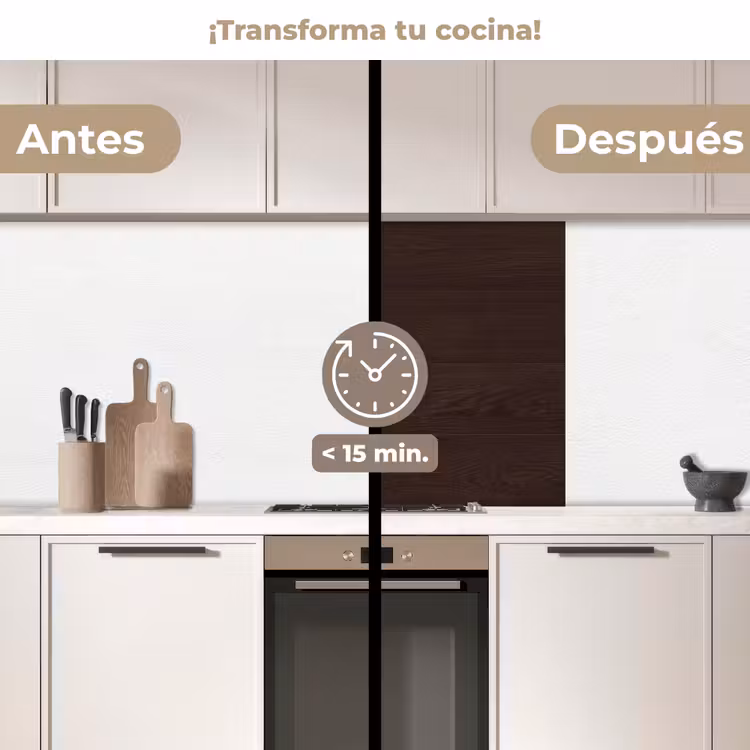 Revestimiento cocina - Patrón - Madera dura - Estantería — 2