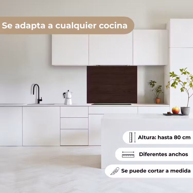 Revestimiento cocina - Patrón - Madera dura - Estantería — 6