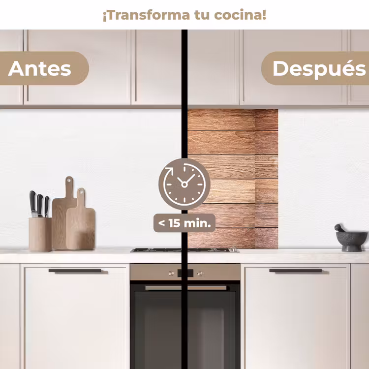 Revestimiento cocina - Roble - Tablas - Patrones — 2