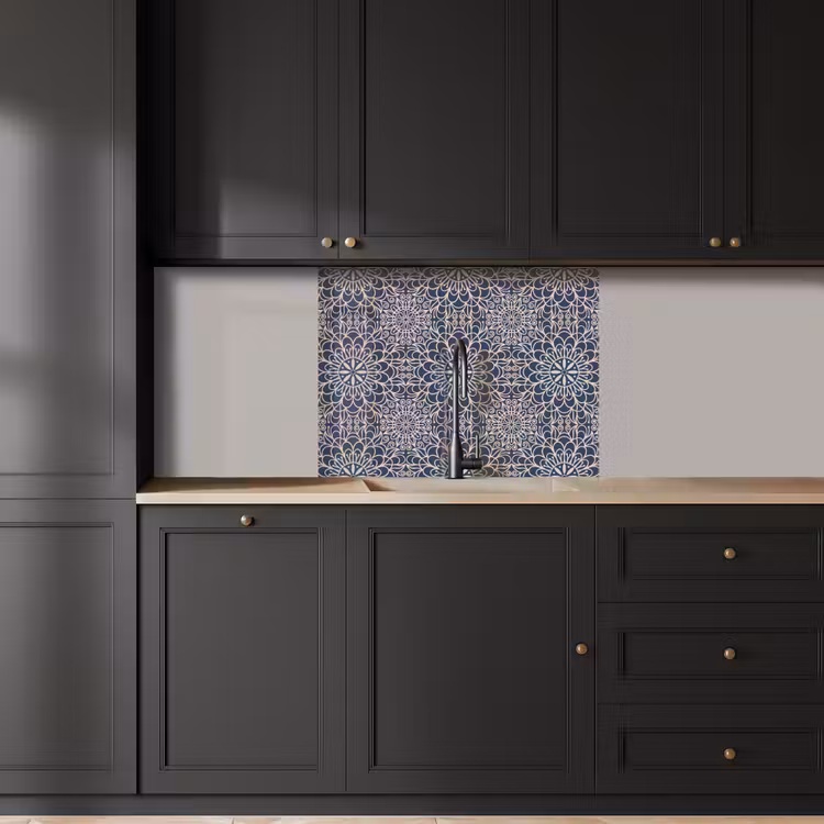 Revestimiento cocina - Mandala - Azul - Patrones — 5