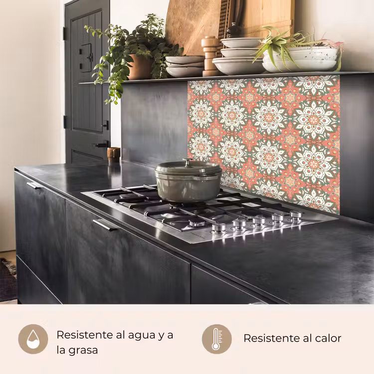 Revestimiento cocina - Vintage - Flores - Mandala - Patrones — 4