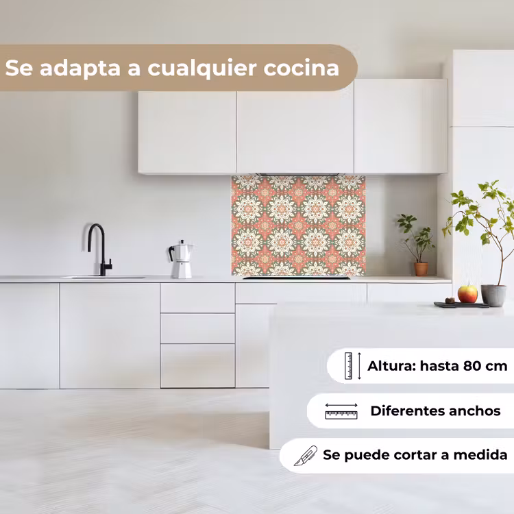 Revestimiento cocina - Vintage - Flores - Mandala - Patrones — 6