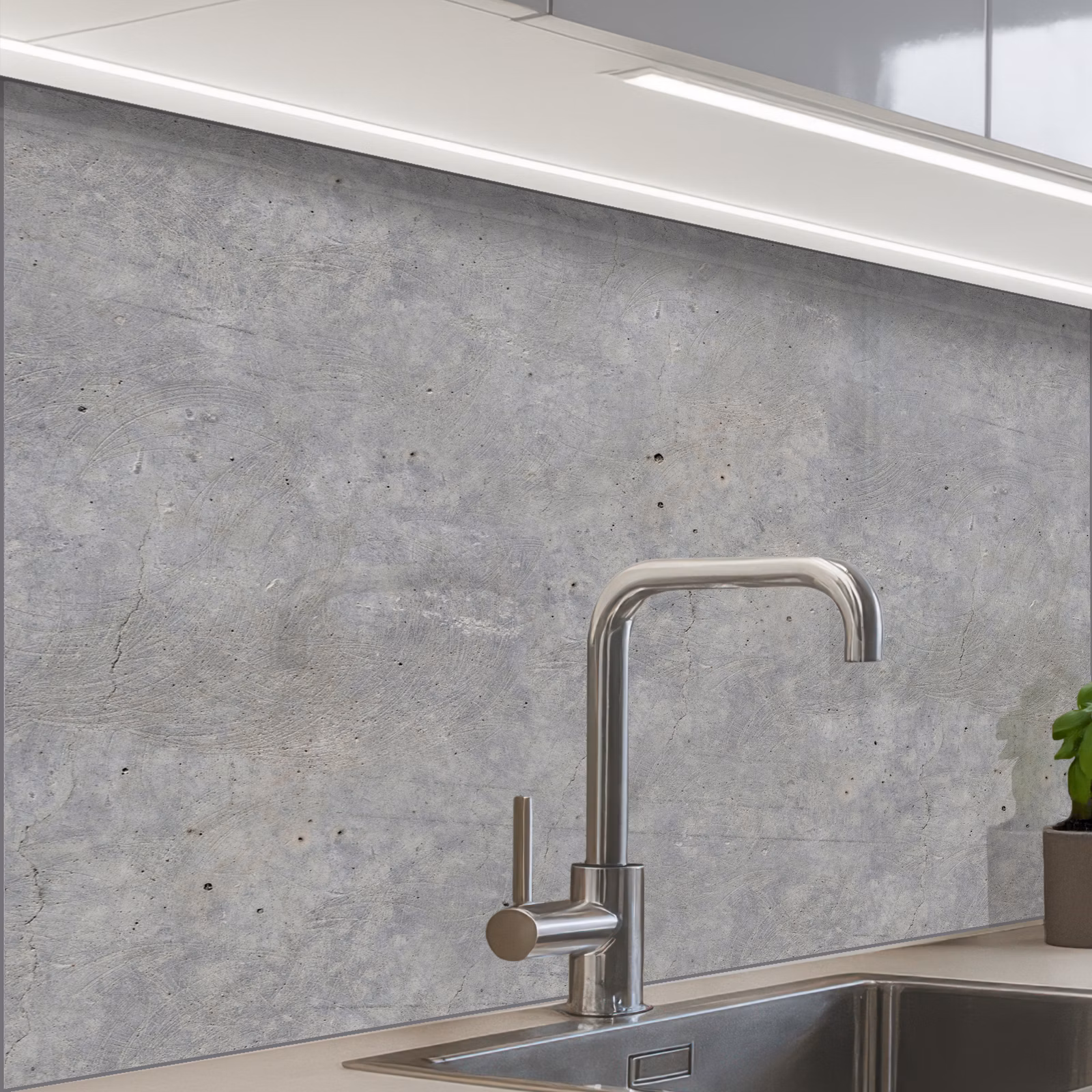 Revestimiento cocina - Hormigón - Patrones - Industrial — 1