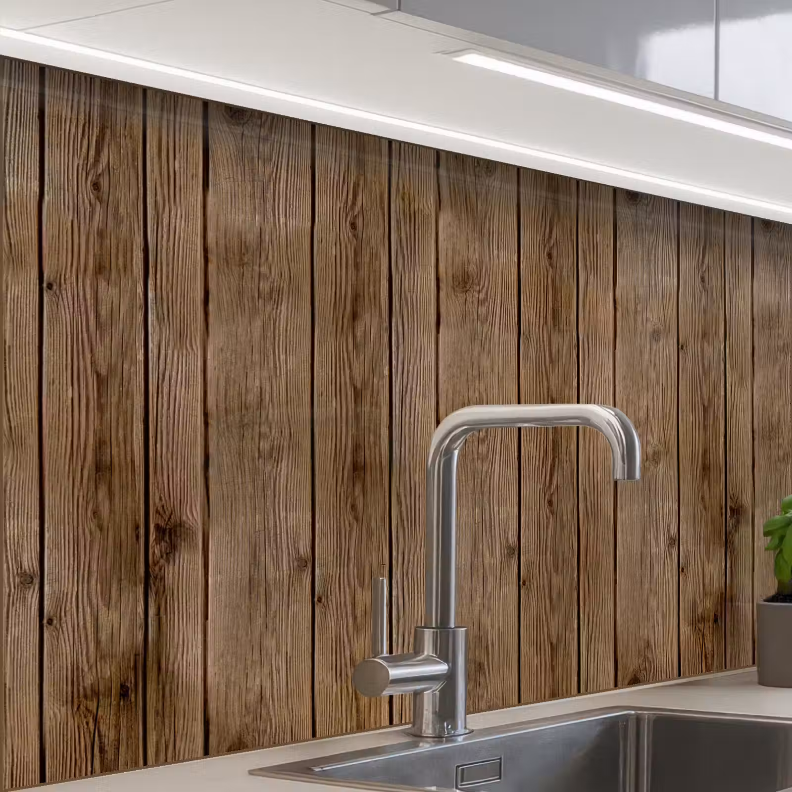 Revestimiento cocina - Madera - Naturaleza - Patrones — 1