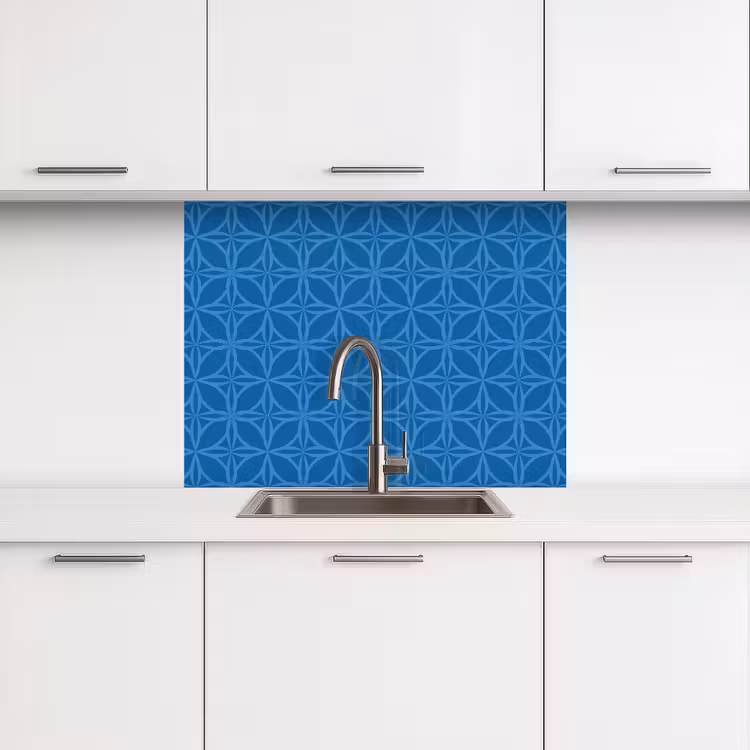 Revestimiento cocina - Brújula - Azul - Patrones — 3