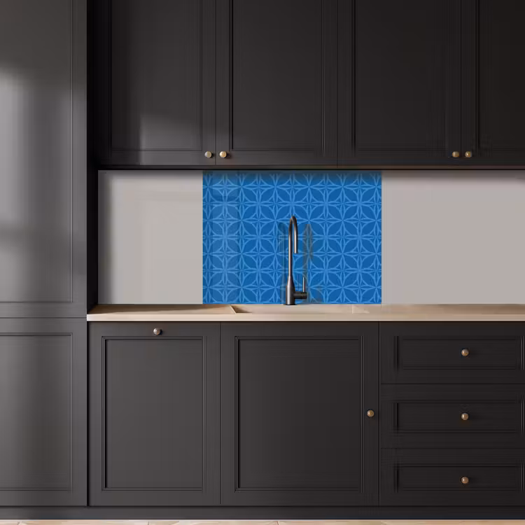 Revestimiento cocina - Brújula - Azul - Patrones — 5