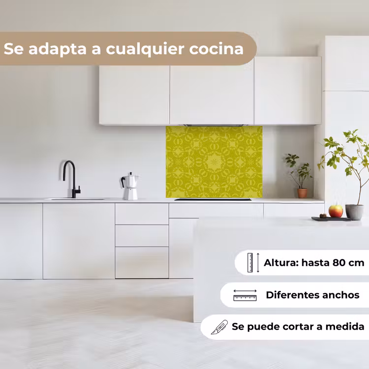 Revestimiento cocina - Brújula - Verde - Patrones — 6