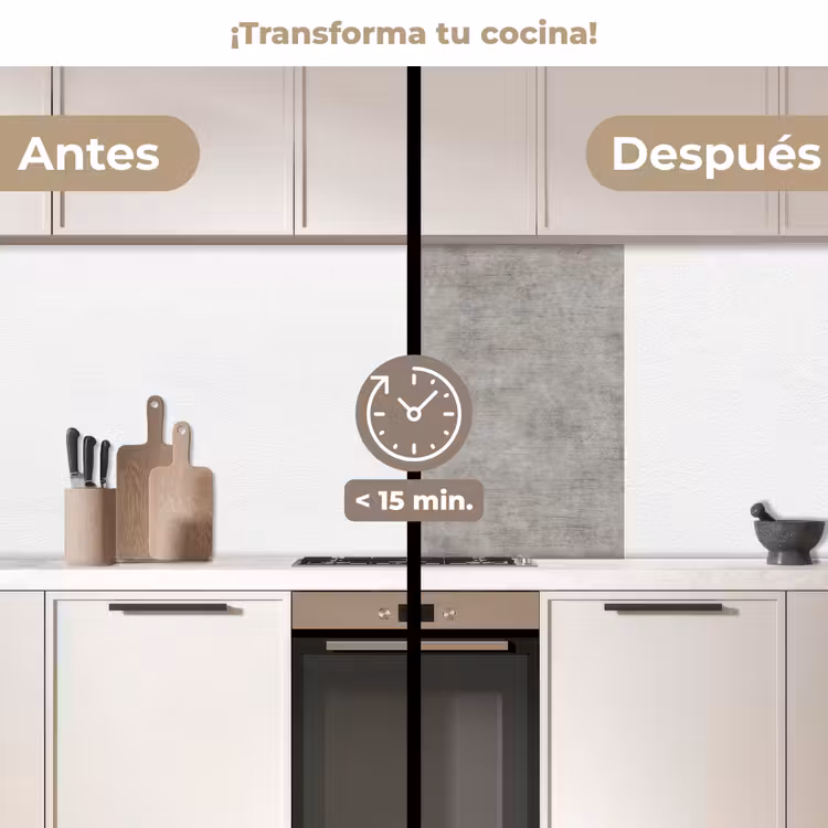 Revestimiento cocina - Hormigón - Antiguo - Gris - Patrones — 2