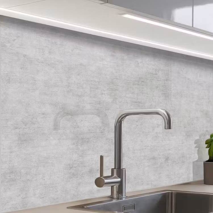 Revestimiento cocina - Hormigón - Gris - Industrial - Patrón — 1