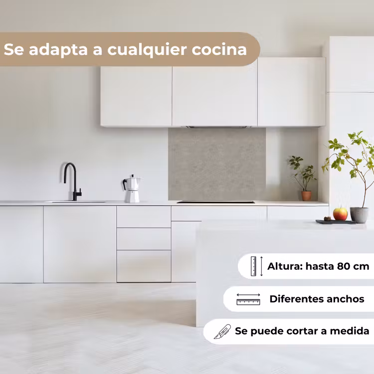 Revestimiento cocina - Hormigón - Gris - Patrones - Industrial — 6