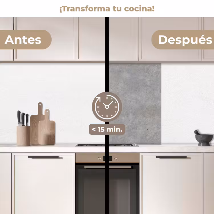 Revestimiento cocina - Hormigón - Patrones - Industrial — 2