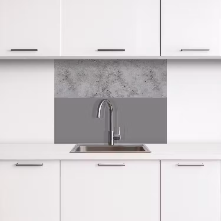 Revestimiento cocina - Patrón - Gris - Antiguo - Hormigón — 3